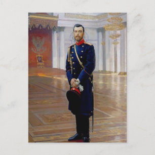 Carte Postale Ilya Repin- Portrait de Nicolas II