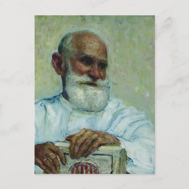 Carte Postale Ilya Repin-Portrait du physiologiste Ivan Pavlov (Devant)