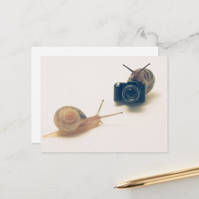 Carte Postale I'm a photographer. (Devant/Arrière en situation)