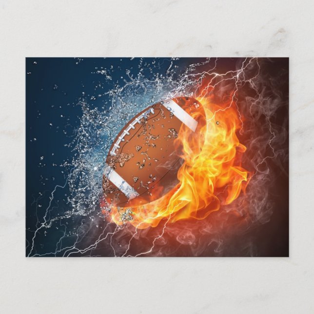 CARTE POSTALE I'M ALL ABOUT FOOTBALL (Devant)