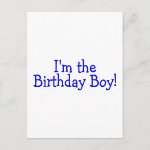 Carte Postale Im Birthday Boy Blue