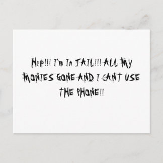 Carte Postale Im En Prison J/K