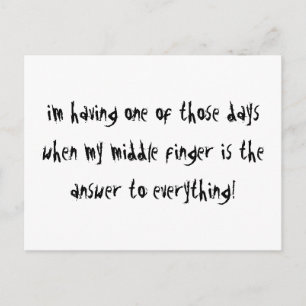 Carte Postale I'm Having One Of Those Days