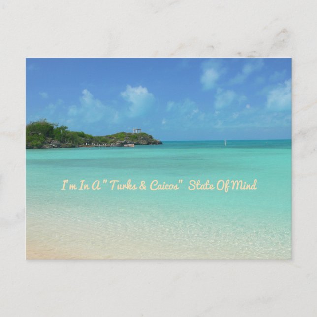 carte postale "I'm In A "Turks and Caicos" Etat de (Devant)