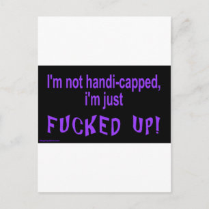 Carte Postale im_not_handicap_im_juste