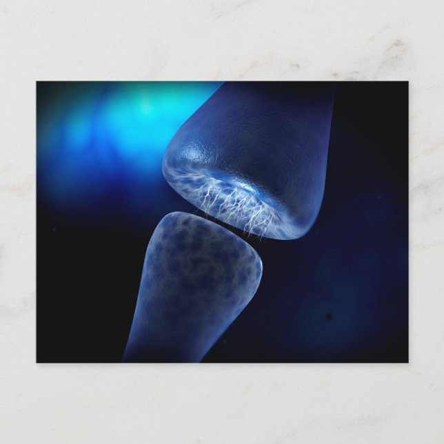 Carte Postale Image Conceptuelle De La Synapse Du Neuron À L'Int (Devant)