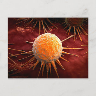 Carte Postale Image Conceptuelle Du Virus Du Cancer 1