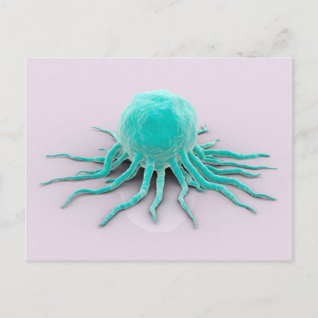 Carte Postale Image Conceptuelle Du Virus Du Cancer 2 (Devant)