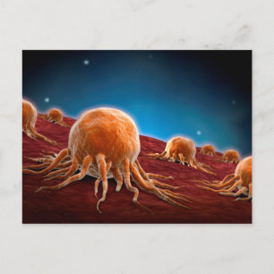 Carte Postale Image Conceptuelle Du Virus Du Cancer 3