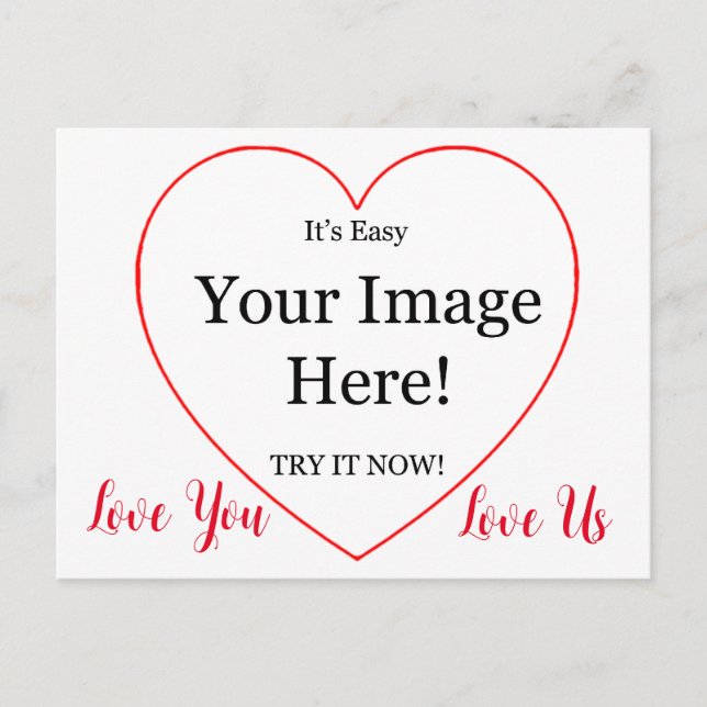 Carte Postale Image Dans La Saint-Valentin Du Cœur (Devant)
