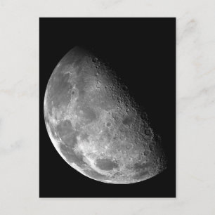 Carte Postale Image demi-lune noire et blanche