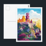Carte Postale Image du lieu de voyage vintage Sintra Portugal<br><div class="desc">Image du lieu de voyage vintage Sintra Portugal</div>
