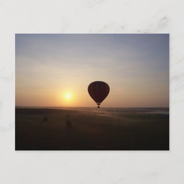 Carte Postale Image photographique du ballon à air chaud Sunrise (Devant)