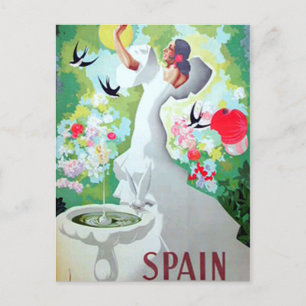 Carte Postale Image vintage d'Espagne