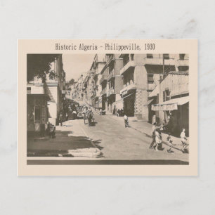 Carte Postale Image vintage, Historique Algérie Philippeville 19