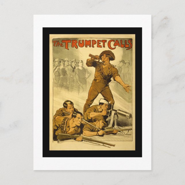 Carte Postale Images d'affiches patriotiques (Devant)