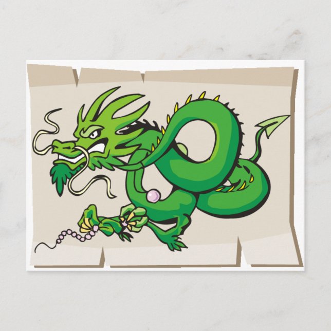 Carte Postale Imaginaire de dragon 1 (Devant)
