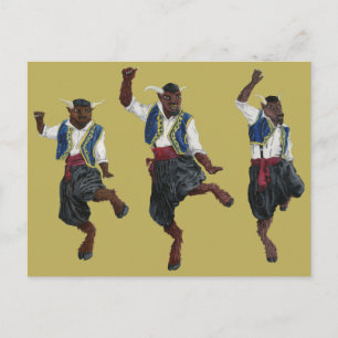 Carte postale Imaginaire de la fête de la danse de