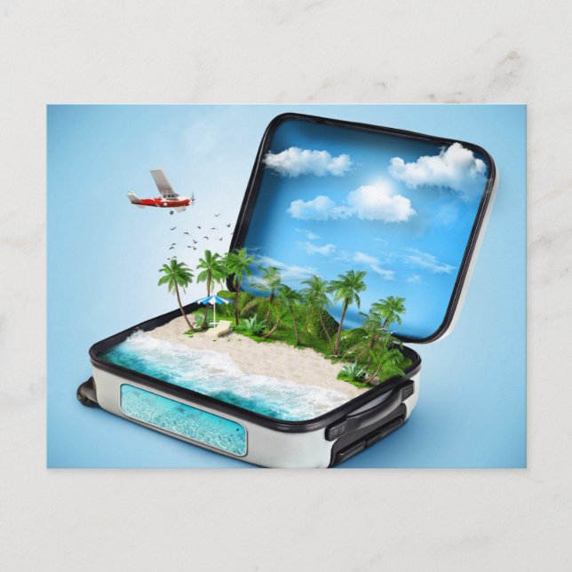 Carte Postale Imaginaire de voyage (Devant)