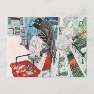 Carte postale Imaginaire d'épicerie Mind Flayer