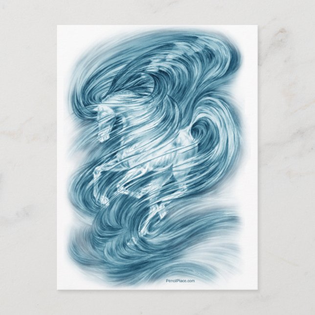 Carte Postale Imaginaire Dream Horse Art (Devant)