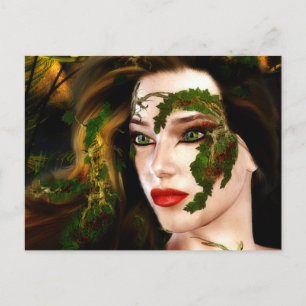 Carte Postale Imaginaire Dryad de la forêt