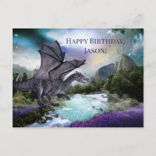 Carte postale Imaginaire enfant dragon