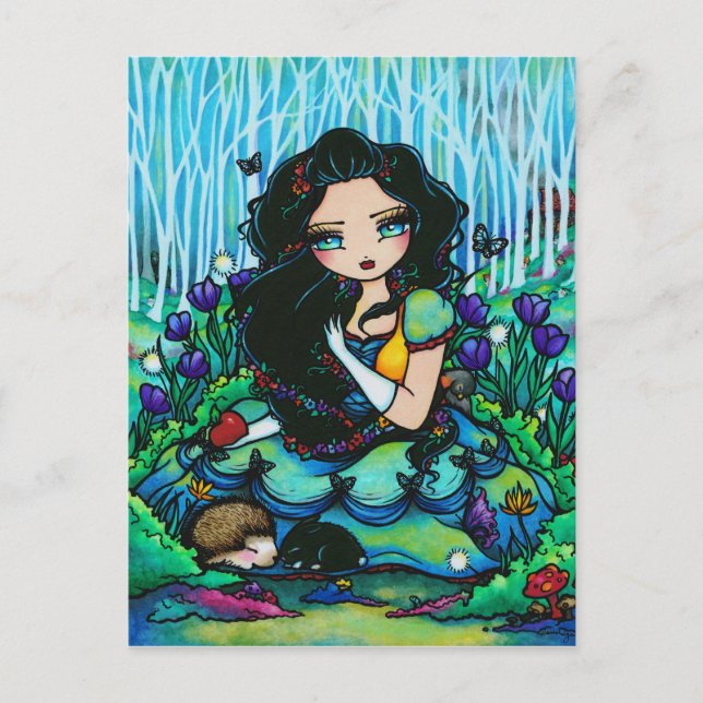 Carte postale Imaginaire Fairy Art Blanche Neige (Devant)