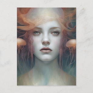 Carte Postale Imaginaire femme méduse