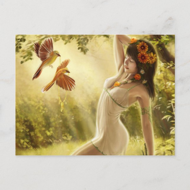 Carte Postale Imaginaire fille (Devant)
