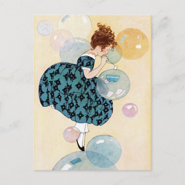 Carte Postale imaginaire FLOTTANT "DOUBLY BUBBLY" (Devant)
