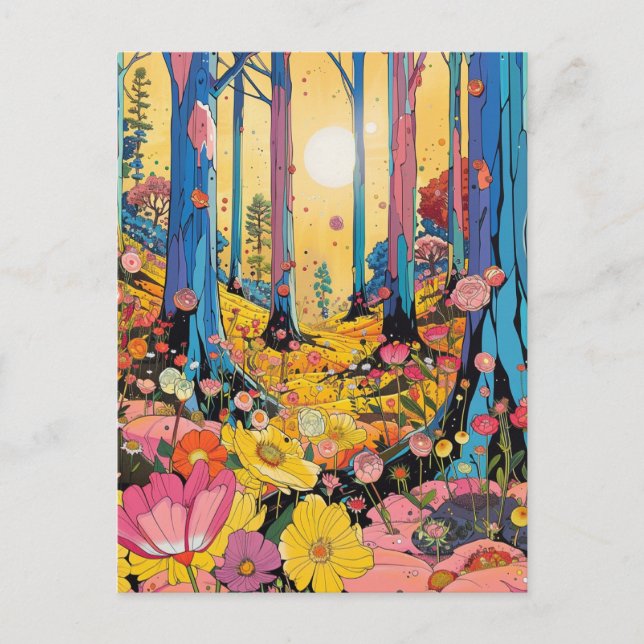 Carte postale Imaginaire Forest (Devant)