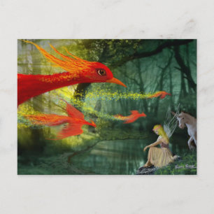 Carte Postale Imaginaire forestier 1