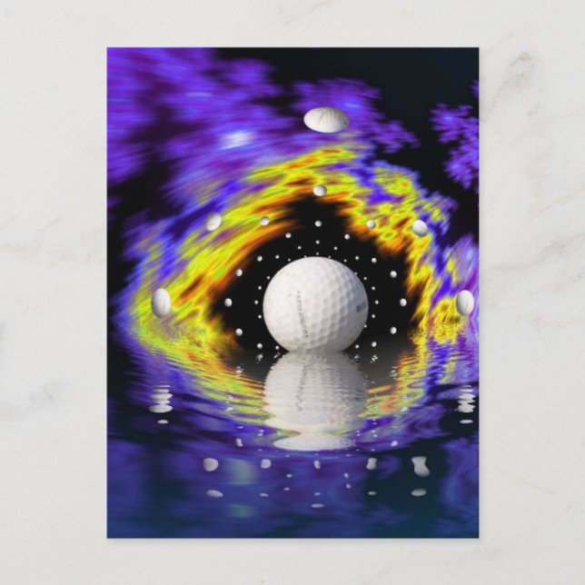 Carte postale Imaginaire Golf (Devant)
