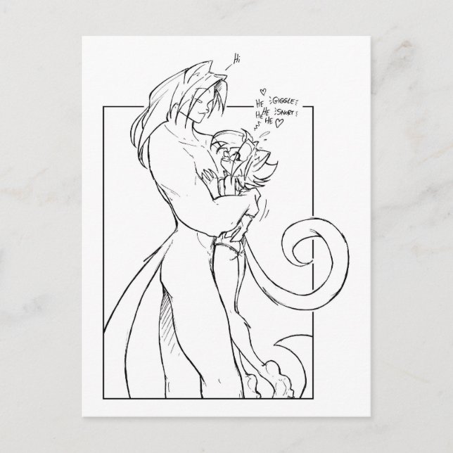 Carte Postale Imaginaire Kat (Devant)