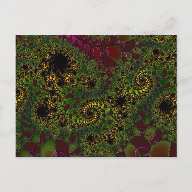 Carte Postale "Imaginaire mathématique" - Numéro deux" (Devant)