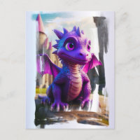 *~* Imaginaire mythique AP48 Cartoon Dragon Enfant