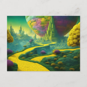Carte postale Imaginaire paysage surrel
