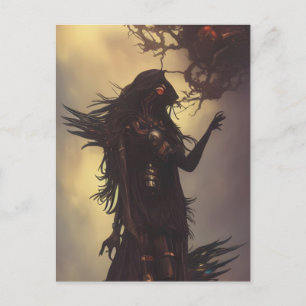 Carte Postale Imaginaire Sci-Fi foncé