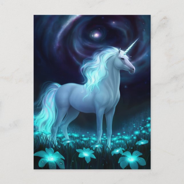 Carte Postale Imaginaire Unicorn (Devant)