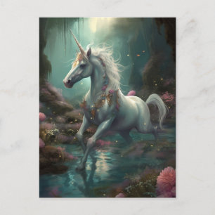 Carte postale Imaginaire Unicorn