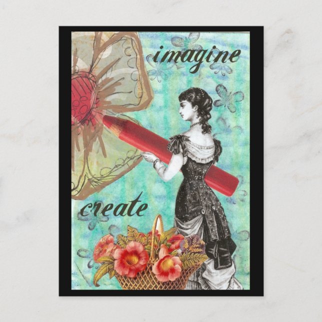 Carte postale Imagination et Création (Devant)