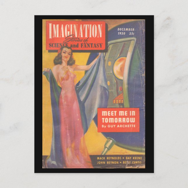 Carte Postale Imagination v01 n02 (1950-12.Greenleaf)_Pulp Art (Devant)