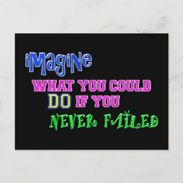 Carte Postale imaginez... (Devant)