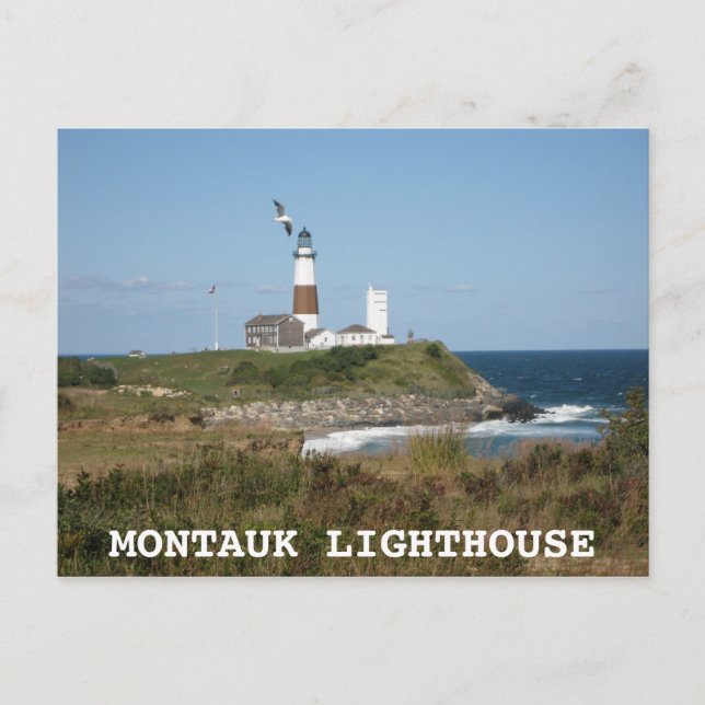 CARTE POSTALE IMG_1012, PHARE DE MONTAUK (Devant)