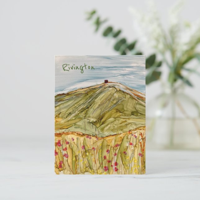 Carte Postale Imimpressionniste de Rivington Pike Horwich (Debout devant)
