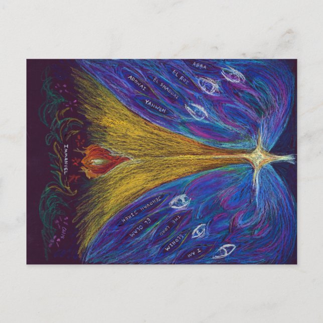 Carte Postale Immanuel Oil Pastel par Christina Wert, (Devant)