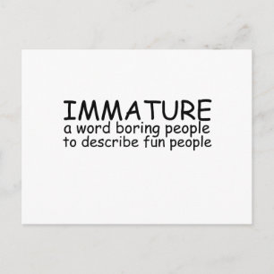 Carte Postale Immature