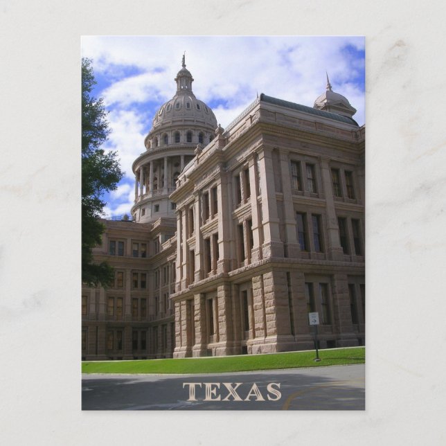 Carte Postale Immeuble du Capitole de l'État-TEXAS 1 (Devant)