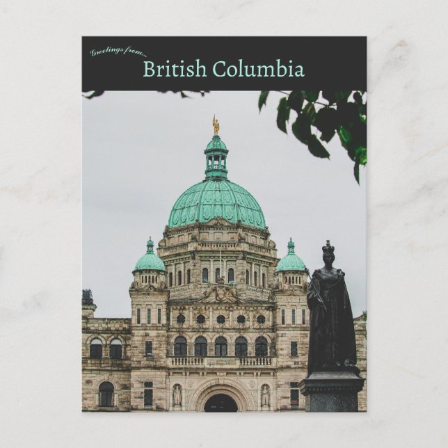 Carte Postale Immeubles du Parlement de la Colombie-Britannique  (Devant)